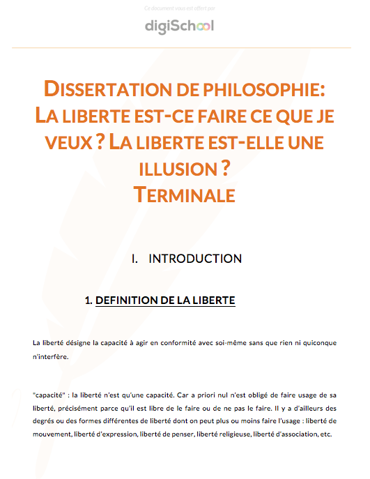 Dissertations de philo : 